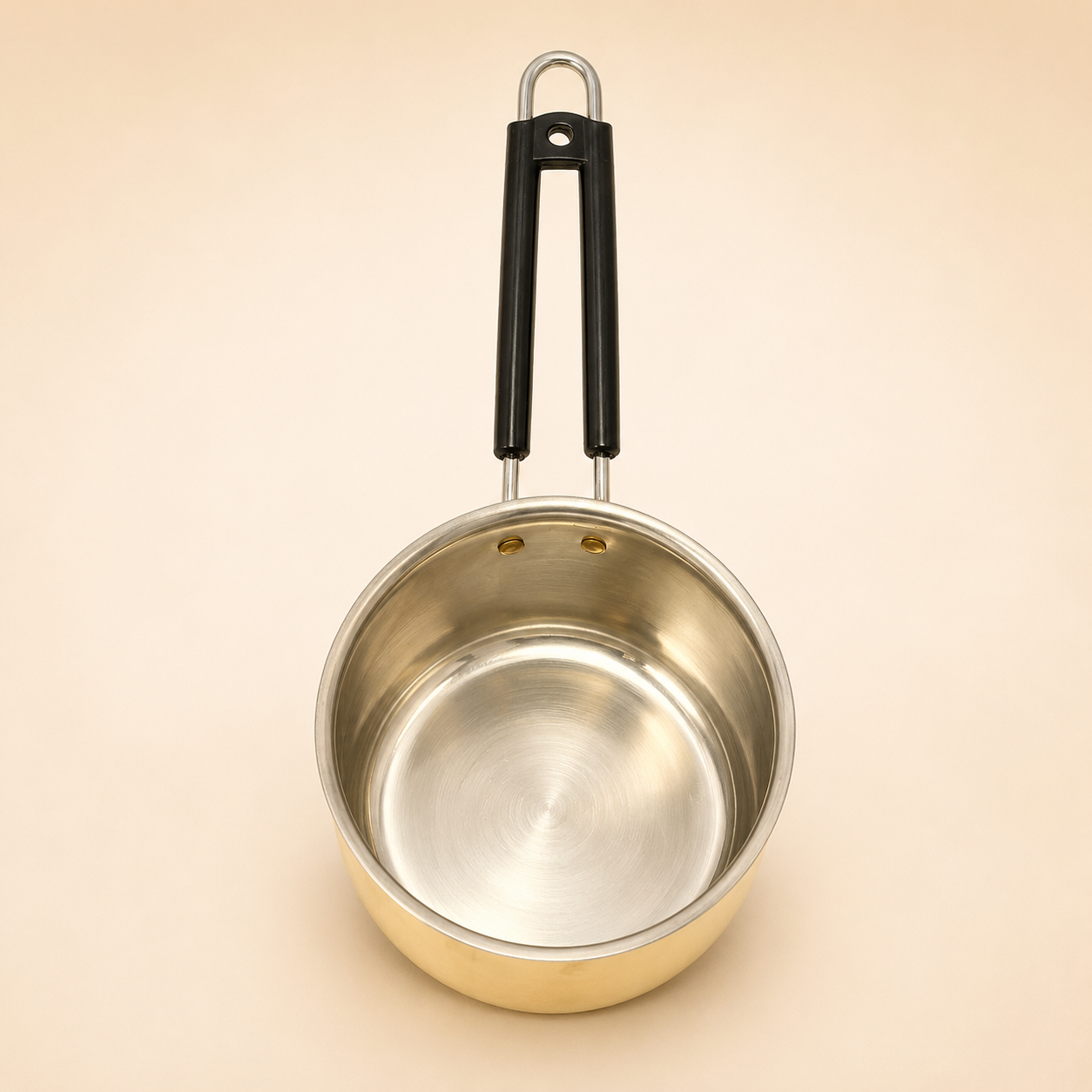 Peedhi Brass Sauce Pan — Kalai-Lined | Milk & Tea Pan