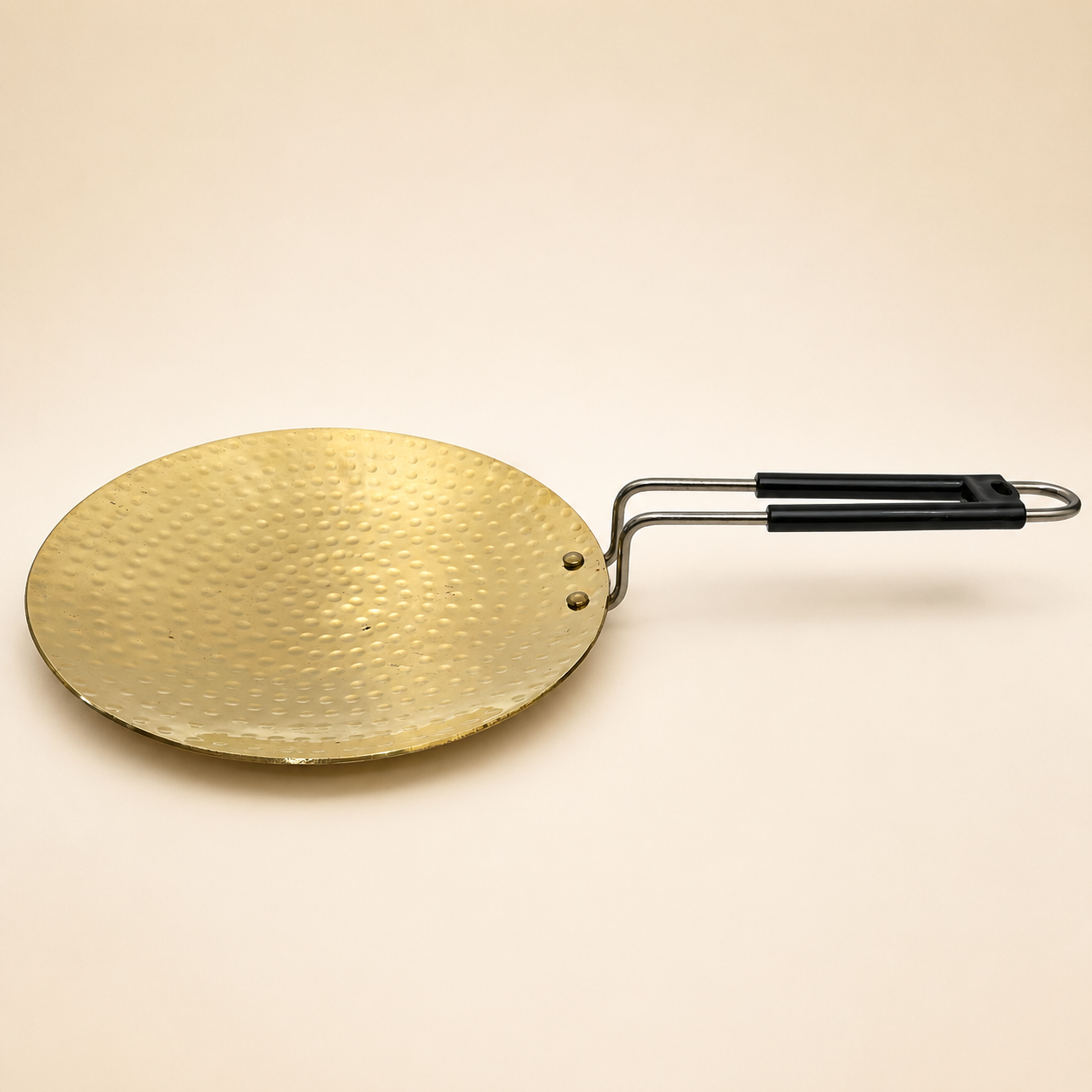 Peedhi Hammered Brass Tawa (Roti Tawa)