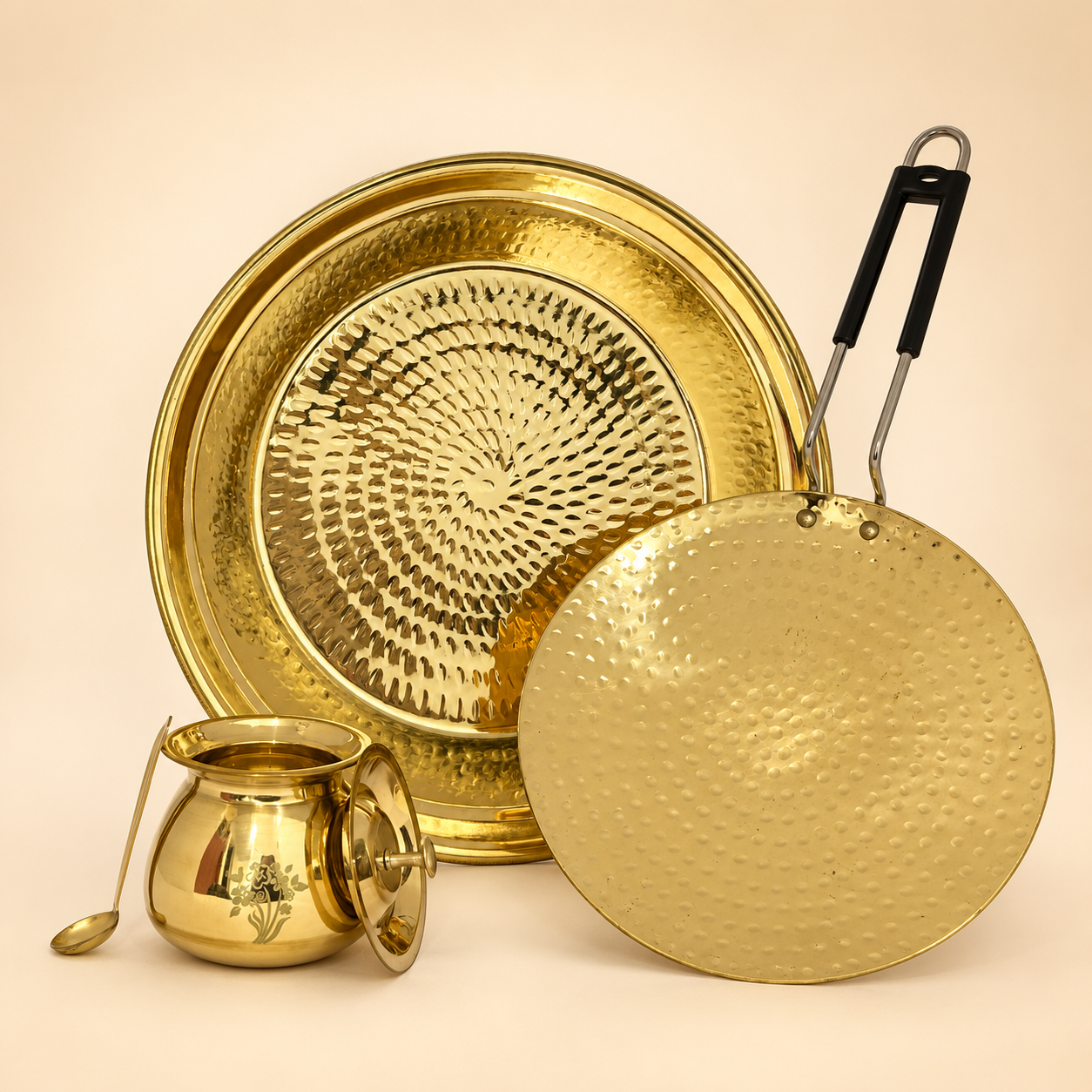 Peedhi Roti Essentials Brass Set