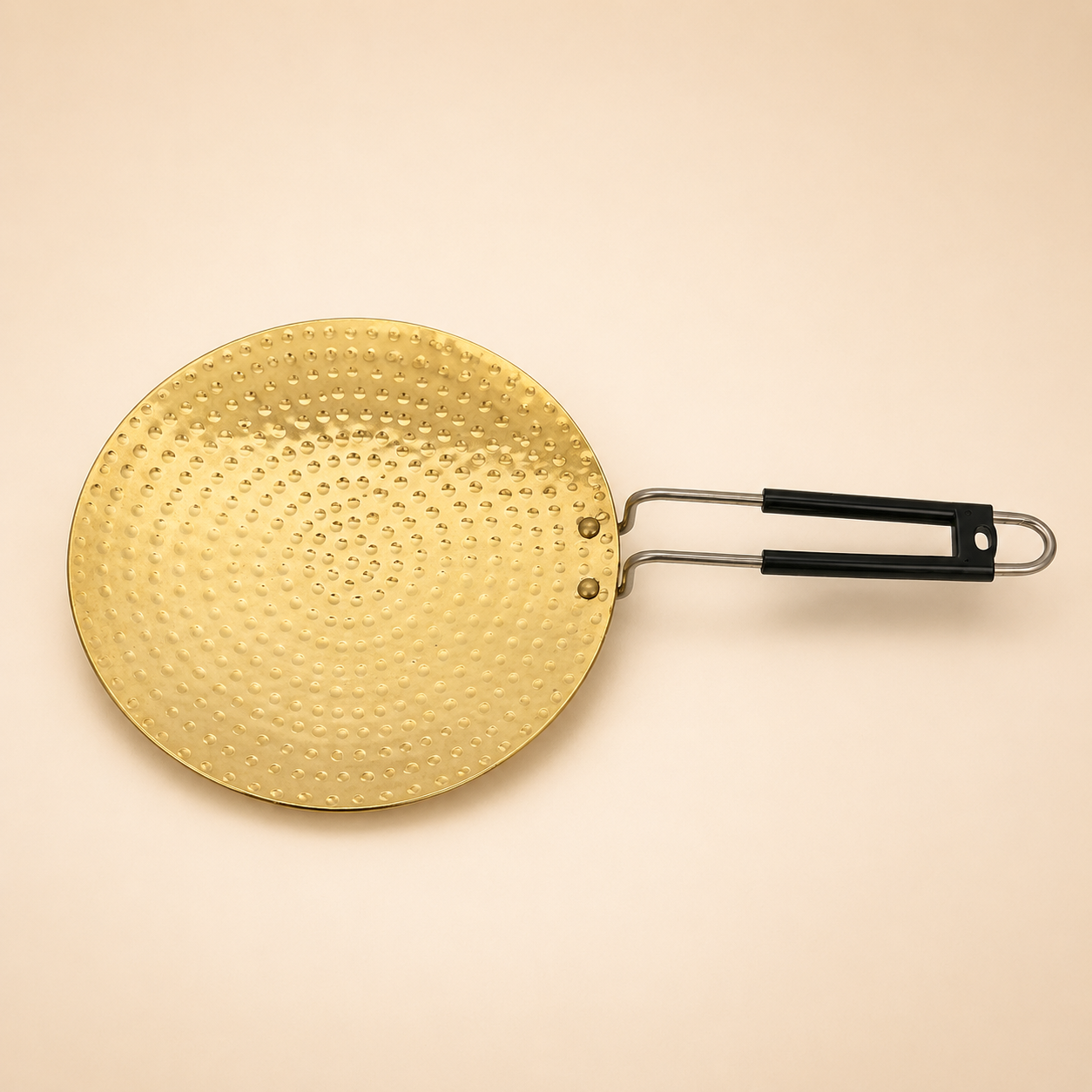 Peedhi Hammered Brass Tawa (Roti Tawa)