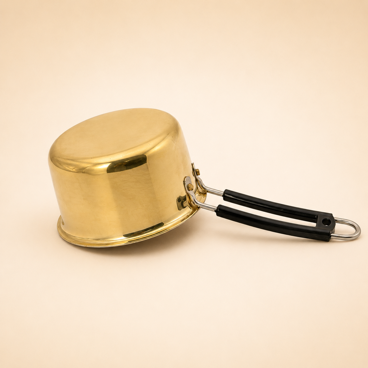 Peedhi Brass Sauce Pan — Kalai-Lined | Milk & Tea Pan