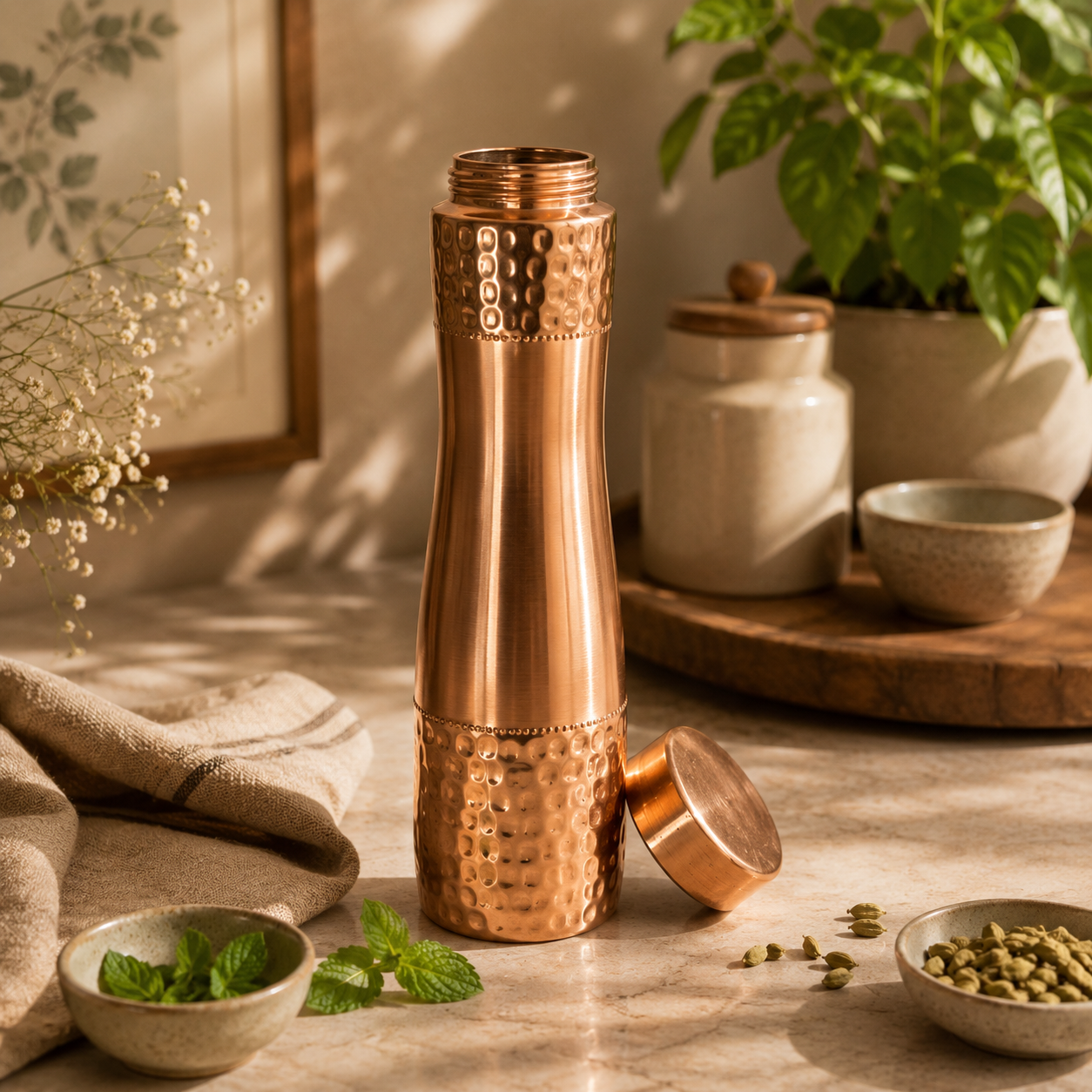 Peedhi Copper Water Bottle